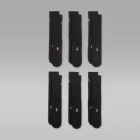 Nike Jordan Everyday Cushioned Crew шкарпетки (6 пар) колір чорний