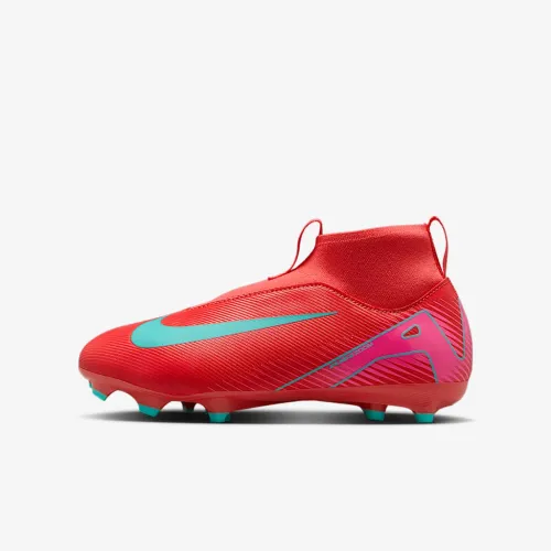 Nike Jr. Mercurial Superfly 10 Academy Little/Big детские MG High-Top футбольные бутсы цвет красный