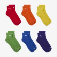 Nike Everyday Plus Cushioned тренувальні Ankle шкарпетки (6 пар) різнокольорові