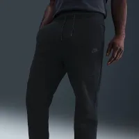 Nike Tech чоловічі Open-Hem Fleece Pants колір чорний