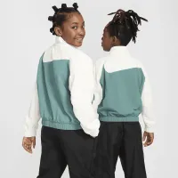 Nike Sportswear Amplify Big детские Woven Full-Zip Куртка цвет зеленый