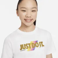 Nike Sportswear Big детские футболка цвет белый