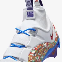 Nike LeBron IV Menace 3 Football Cleats цвет белый