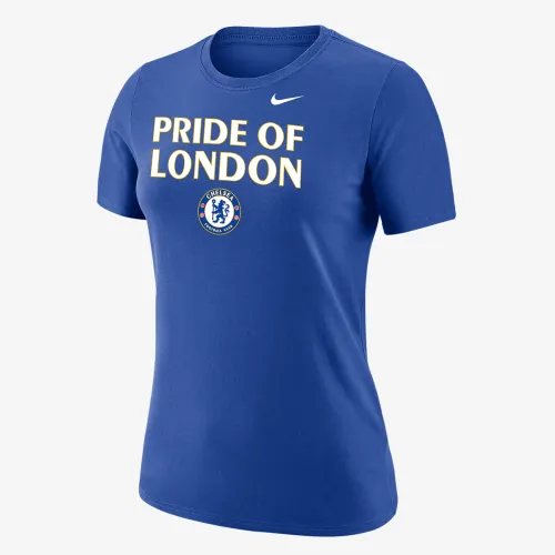 Chelsea FC женская Nike Soccer футболка синий