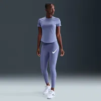 Nike Swift жіноча Dri-FIT Short-Sleeve Running Top блакитний