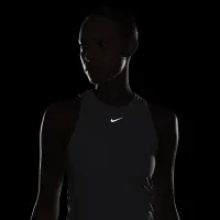Nike Dri-FIT One Luxe женская Cropped Tank Top синий