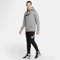 Nike Therma чоловічі Pullover Swoosh тренувальні Толстовка з капюшоном колір сірий