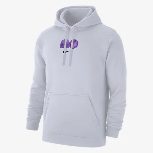 Nike Naomi Osaka мужские Club Fleece Pullover Tennis Толстовка с капюшоном цвет белый
