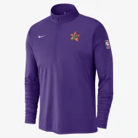 Phoenix Suns City Edition мужские Nike Dri-FIT NBA 1/2-Zip Long-Sleeve Top цвет фиолетовый