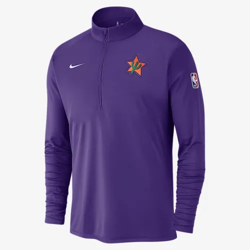Phoenix Suns City Edition чоловічі Nike Dri-FIT NBA 1/2-Zip Long-Sleeve Top колір фіолетовий