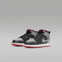 Nike Jordan 1 Mid Little дитячі Кросівки колір чорний