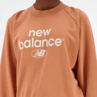 Кофта/футболка New Balance WT31508SEI - оранжевая