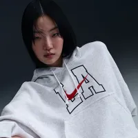 Nike Sportswear Phoenix Fleece жіноча Over-оверсайз Толстовка з капюшоном колір коричневий