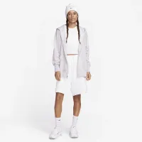 Nike Sportswear Phoenix Fleece женская оверсайз Full-Zip Толстовка с капюшоном цвет фиолетовый