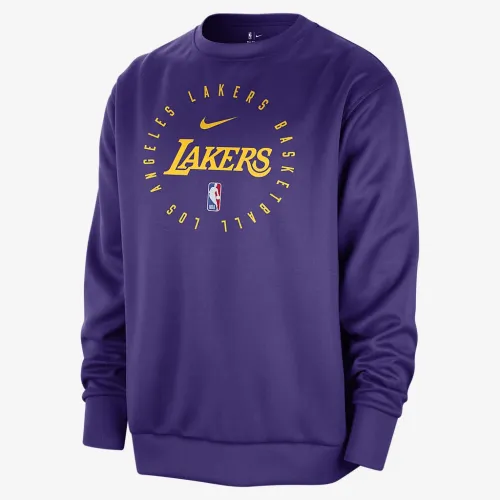 Los Angeles Lakers Spotlight чоловічі Nike Dri-FIT NBA Crew-Neck світшот колір фіолетовий