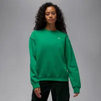 Nike Jordan Brooklyn Fleece жіноча Crew-Neck світшот колір зелений