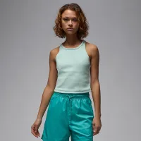 Nike Jordan Essentials жіноча Tank колір зелений