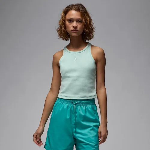Nike Jordan Essentials жіноча Tank колір зелений