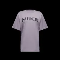 Nike Sportswear женская Loose Short-Sleeve Graphic футболка цвет серый