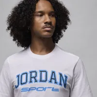 Nike Jordan Sport мужские Dri-FIT футболка цвет белый