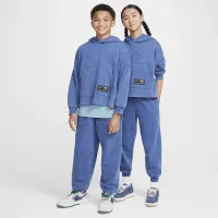Nike Culture of баскетбольные Big детские Fleece баскетбольные Pants синий
