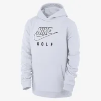 Nike Swoosh Club Fleece Big детские для гольфа Pullover Толстовка с капюшоном цвет белый