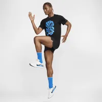 Nike Rise 365 Run Energy мужские Dri-FIT Short-Sleeve Running Top цвет черный