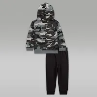 Nike Jordan MVP Baby (12-24M) 2-Piece Camo Fleece Pullover Толстовка с капюшоном набор цвет черный