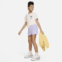 Nike Big дитячі (Girls') Breezy Mid-Rise Skort колір фіолетовий