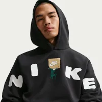 Nike Sportswear Club мужские Fleece Толстовка с капюшоном цвет черный