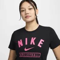 Nike женская волейбольные футболка цвет черный
