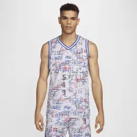 Nike DNA чоловічі Dri-FIT баскетбольні Jersey колір білий