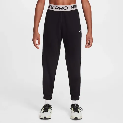Nike Pro Fleece Big детские (Girls') Dri-FIT Joggers цвет черный
