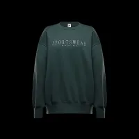 Nike Sportswear Phoenix Fleece жіноча оверсайз Crew-Neck світшот колір зелений