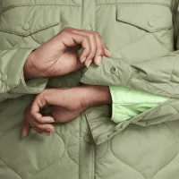 Nike Sportswear Essential жіноча Quilted Trench колір зелений