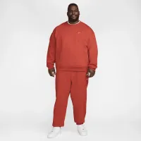 Nike Solo Swoosh чоловічі Fleece Crew колір червоний
