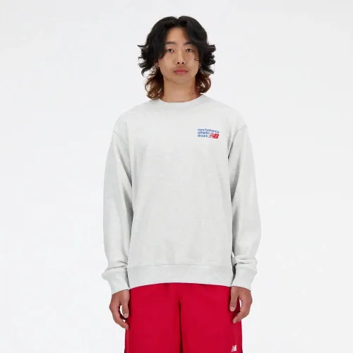 Кофта/футболка New Balance MT41547AHH - Серая