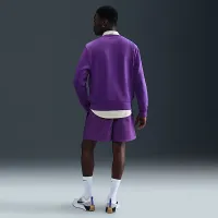 Nike Club мужские Fleece Crew цвет фиолетовый