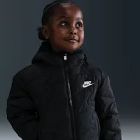 Nike Toddler Swoosh Quilted Puffer Куртка цвет черный