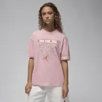 Nike Jordan Flight Heritage женская Graphic футболка Pink