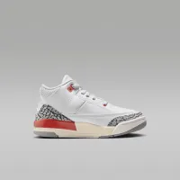 Nike Jordan 3 Retro Little дитячі Кросівки колір білий