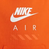 Nike Air Big детские Fleece Pullover Толстовка с капюшоном Orange