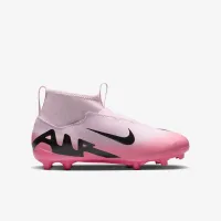 Nike Jr. Mercurial Superfly 9 Academy Little/Big детские MG High-Top футбольные бутсы Pink