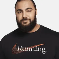Nike Dri-FIT мужские Running футболка цвет черный