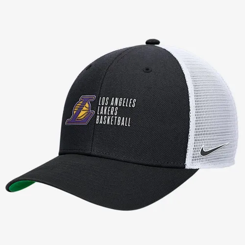 Los Angeles Lakers 2024/25 Rise Icon Edition Nike NBA Trucker Cap колір чорний