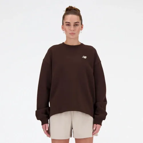 Кофта/футболка New Balance WT33532KCF - коричневая