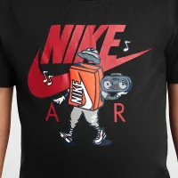 Nike Little детские Air Boxy футболка цвет черный