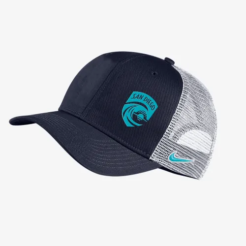 San Diego Wave Classic99 Nike Soccer Trucker Hat синий
