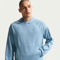Nike Primary NanoKnit чоловічі Dri-FIT UV Protection Pullover Performance Толстовка з капюшоном блакитний