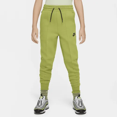 Nike Sportswear Tech Fleece Big детские (Girls') Joggers цвет зеленый